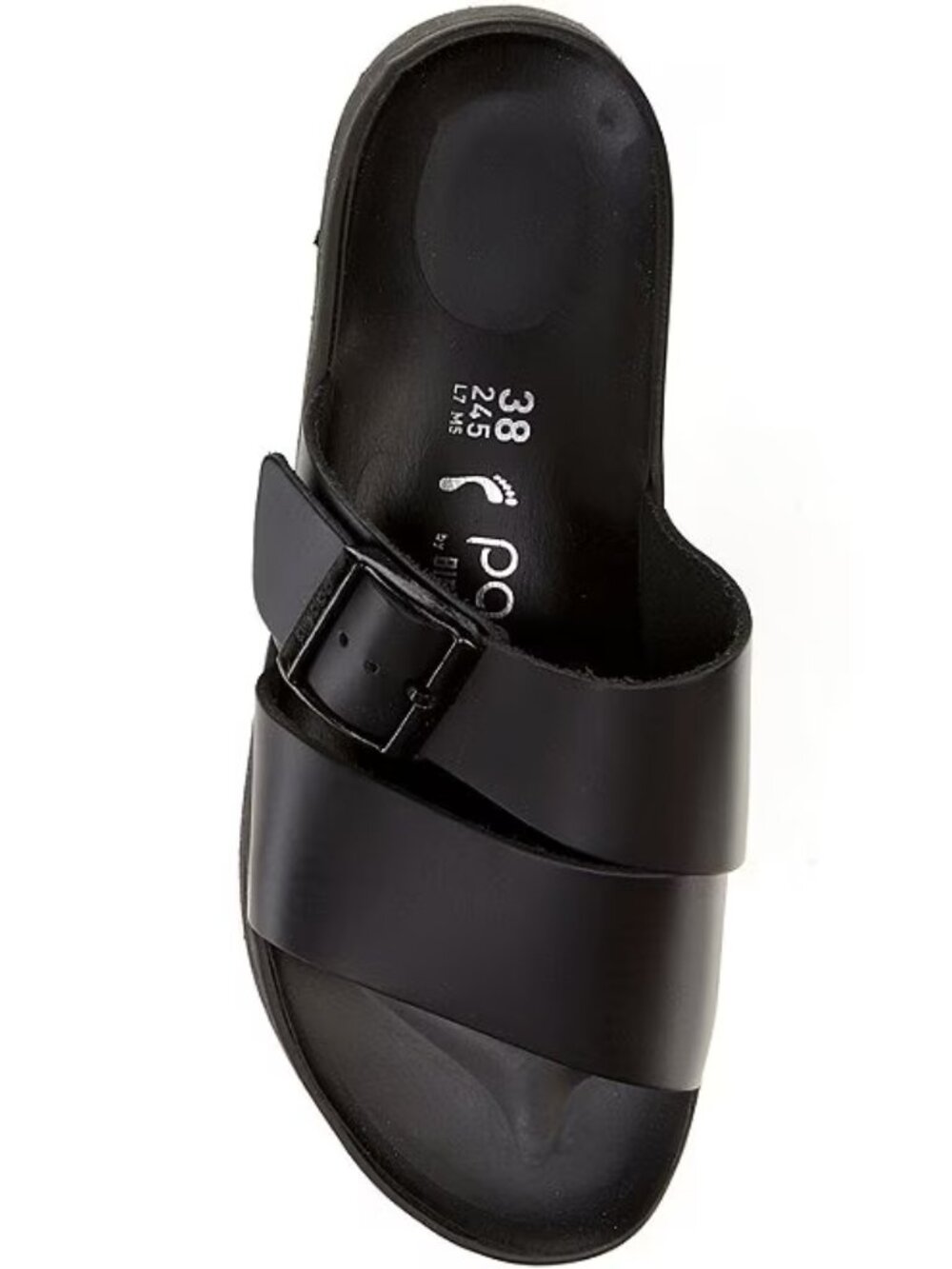 NEW Birkenstock ALMINA Exquiste Black Platform Slide Sandals 38 Womens 7 to 7.5 - Picture 4 of 4